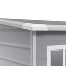 Livingandhome Outdoor Plastic Storage Shed