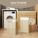 HOMCOM Laundry Hamper With Removable Washable Liner Bag