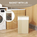 HOMCOM Laundry Hamper With Removable Washable Liner Bag
