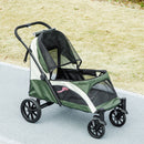 PawHut Easy Folding Pet Stroller for Large Dogs