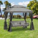 Outsunny Gazebo Swing Seat - Grey
