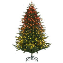 HOMCOM 6ft Prelit Artificial Christmas Tree w/ Lights for Party Decoration