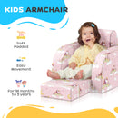 AIYAPLAY Kids Armchair, Foldable Toddler Chair for Bedroom