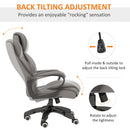 Vinsetto High Back 6 Points Vibration Massage Executive Office Chair, Grey