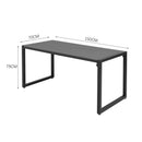 Breeins Patio Table Bench Set with Parasol Hole