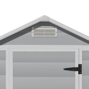 Livingandhome Garden Plastic Storage Shed with Lockable Hinged Door