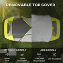 Outsunny 2 Room Camping Tent with Waterproof Rainfly & Screen Panels