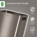 HOMCOM 2 x 20L Dual Kitchen Bin Pedal Bin for Recycling and Waste
