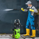Outsunny 1800W Power Washer 150 Bar Pressure 6M Hose And Hose Reel