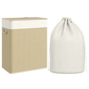 HOMCOM 100L Laundry Basket With Lid, Washing Basket For Bathroom