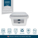 Lewis's Food Container Click Lock - 1.2L Square