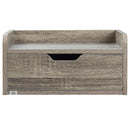 HOMCOM Floating Nightstand Set of 2, Nightstand with Drawer, Grey