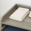 HOMCOM Floating Nightstand Set of 2, Nightstand with Drawer, Grey