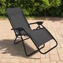 Silver & Stone Bali Valencia Reclining Sun Lounger - Grey