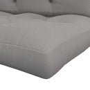 Outsunny 2 Seater Outdoor Seat Cushions And Back For Pallet, Light Grey
