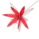 Christmas Sparkle Super Flower Decoration Glitter 45cm in Blush Pink
