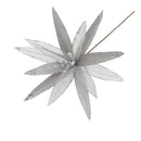 Christmas Sparkle Super Flower Decoration Glitter 45cm in Blush Pink
