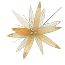 Christmas Sparkle Super Flower Decoration Glitter 45cm in Silver