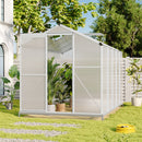 Breeins Aluminium Hobby Greenhouse with Base and Window Opening