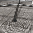 Outsunny Hammock Chair Stand Metal Frame Hammock Stand Only with Chian, Black