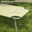 Outsunny Folding Sun Lounger Set of 2 w/ Sunshade Adjustable Backrest