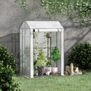 Outsunny Mini Greenhouse 100x80x150cm - White