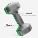 SPORTNOW Dumbbells Set with Carry Storage Rack, 2 x 1kg, 2 x 3kg, 2 x 5kg
