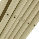 Outsunny Metal Pergola with Retractable Awning 3.5x3.5m - Cream