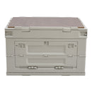 Livingandhome 60L Collapsible 3-Door Storage Box Outdoor Camping Table