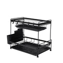 Livingandhome 2 Tier Dish Drying Rack With Drainboards