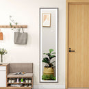 HOMCOM Dimming Full Length Mirror w/ Lights Standing Leaning Wall Mount