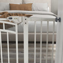Pressure Fit Safety Gate w/ Auto Closing Door, for Small Medium Dogs, 74-100cm