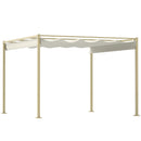 Outsunny 3 x 3(m) Garden Pergola with Retractable Roof, UPF30+
