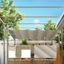 Outsunny 3 x 3(m) Garden Pergola with Retractable Roof, UPF30+