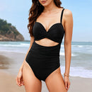 Womens Cut-Out Swimsuit with Cross Straps