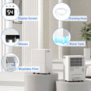 HOMCOM 30L Dehumidifier With Filter, Auto Defrost, For Home Laundry Drying