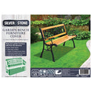 Silver & Stone Outdoor Furniture Cover for Garden Bench 163 x 66 x 89cm