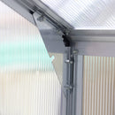 Breeins Aluminium Hobby Greenhouse with Base and Window Opening