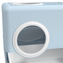 PawHut Enclosed Cat Litter Tray with Lid, Front Entry, Top Exit, Scoop