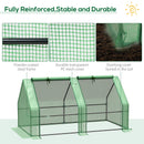 Outsunny Mini Greenhouse 180 x 90 x 90 cm - Green