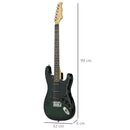 SPORTNOW Six-String Electric Guitar w/ 15W Amp, Digital Turner, Picks, Bag