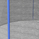 SPORTNOW 8ft Trampoline Net Replacement Safety Net with Zipped Door