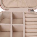 Sheonly Portable Small Faux Leather Jewellery Box