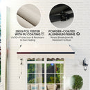 Outsunny 2.5 x 2m Electric Retractable Awning w/ Aluminium Frame