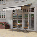 Outsunny 2.5 x 2m Electric Retractable Awning w/ Aluminium Frame