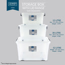 Lewis's Storage Box With Lid 15L