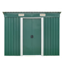 Livingandhome Compact Metal Storage Tool Shed For Garden Patio
