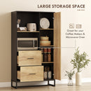 HOMCOM Storage Cabinet, Kitchen Pantry Cupboard With Drawers, Shelves