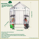 Kingfisher Walk-In Greenhouse 196x147x74cm