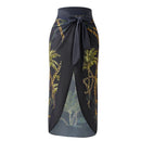 Tummy Control Swimsuit with Cover Up Skirt
